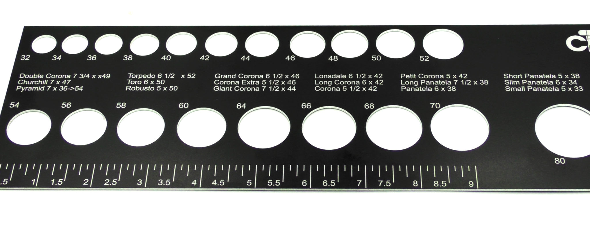 Aluminum Cigar Ring Gauge Tool Cigar prop