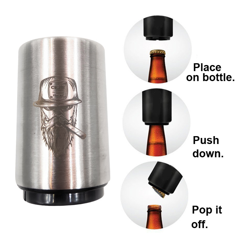 Push And Pop Magnetic Bottle Opener