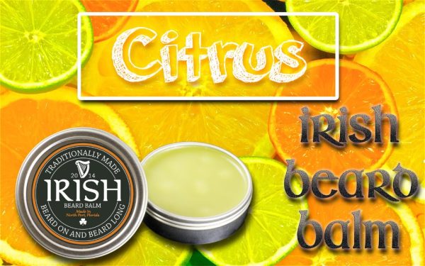 Citrus Irish beard balm