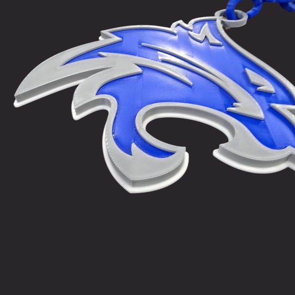North Port High School Bobcats Hype Chain and Pendant - Image 3