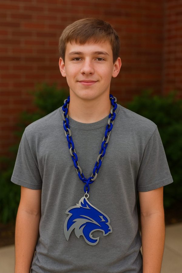 North Port High School Bobcats Hype Chain and Pendant