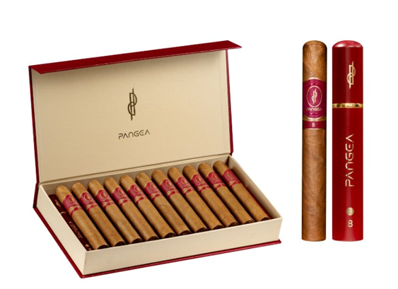 Pangea blend 8, cigar with red band